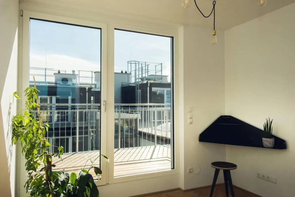 Apartamento Blackriver Loft Vienna Mit Gratis Parkplatz Nahe Schoenbrunn Und U6